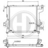 DIEDERICHS 8129201 Radiator, engine cooling